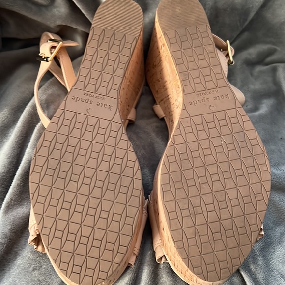 Pink Cork bottom Kate Spade shoes - Picture 5 of 9